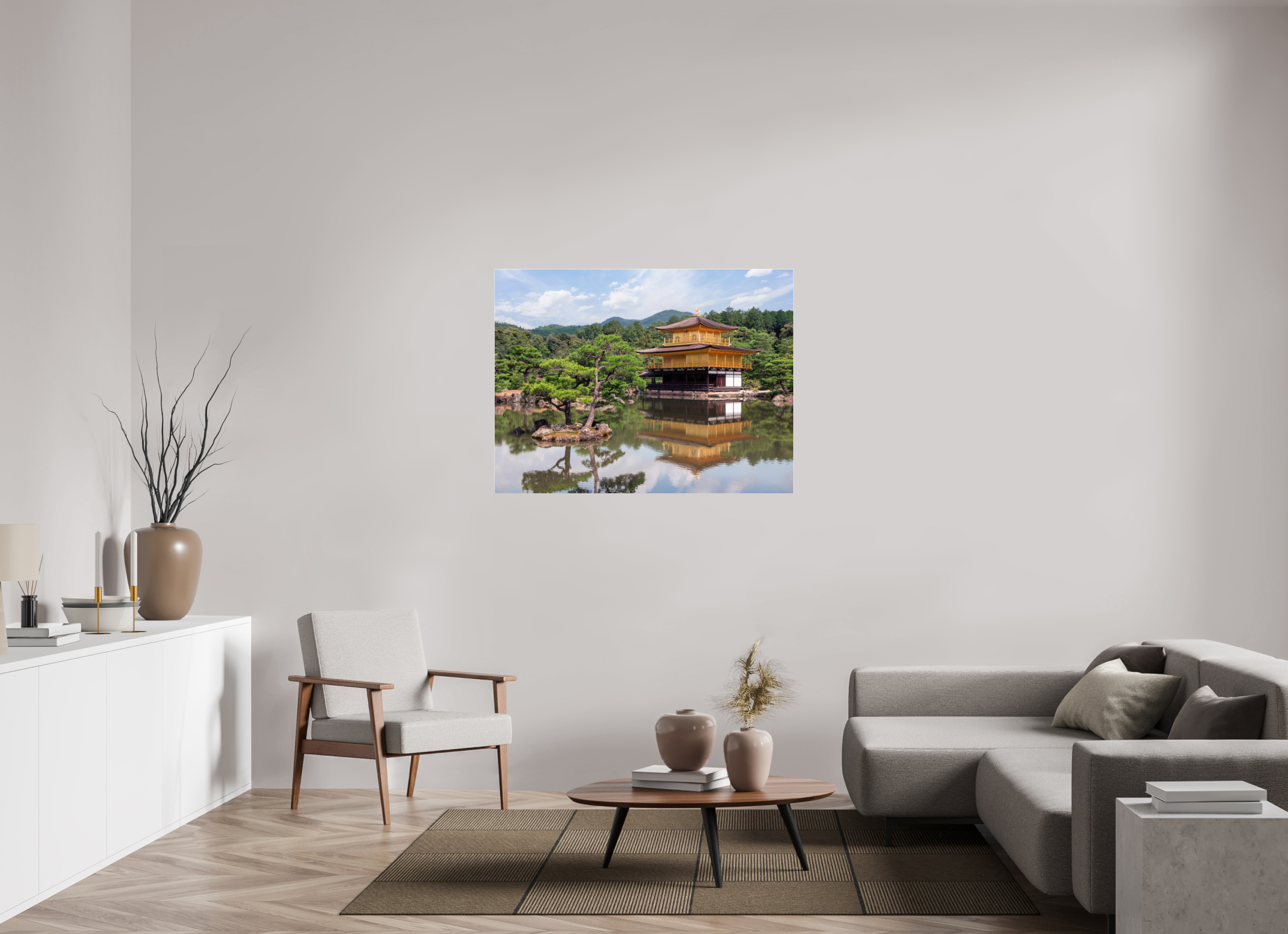 48 x 36″, Photo Print Under Acrylic Glass (0.16") The Pure Land Paradise