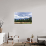 45 x 30″, Photo Print Under Acrylic Glass (0.16") Misty Mountain Top"