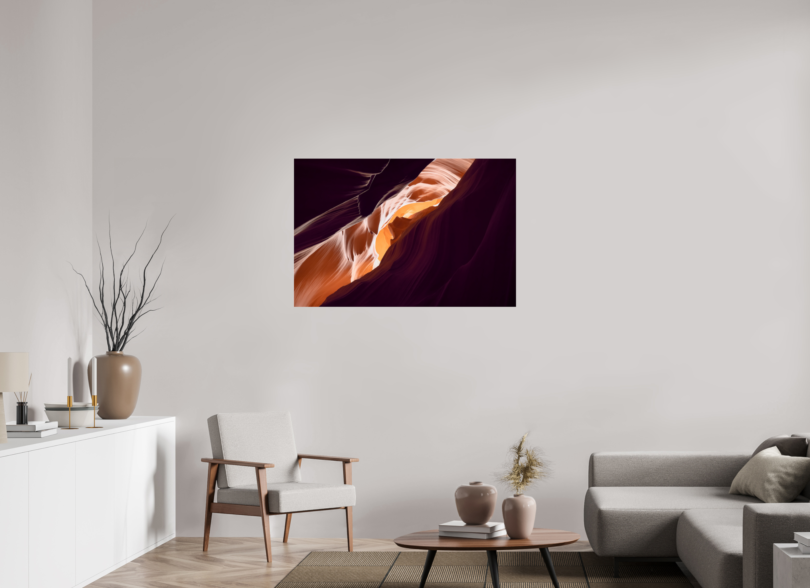 45 x 30″, Photo Print Under Acrylic Glass (0.16") Hidden Passage