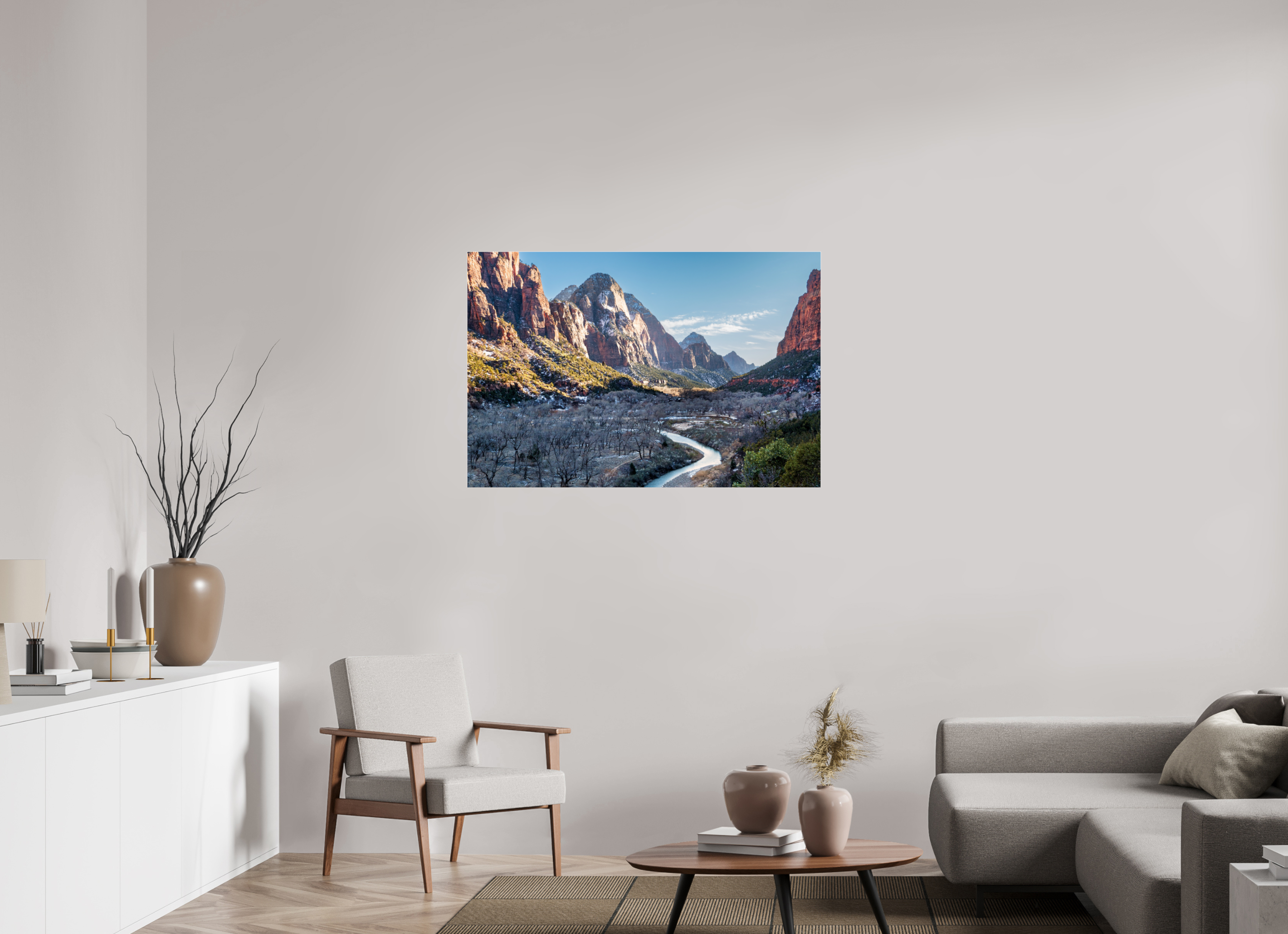 45 x 30″, Photo Print Under Acrylic Glass (0.16") The Heart of Zion