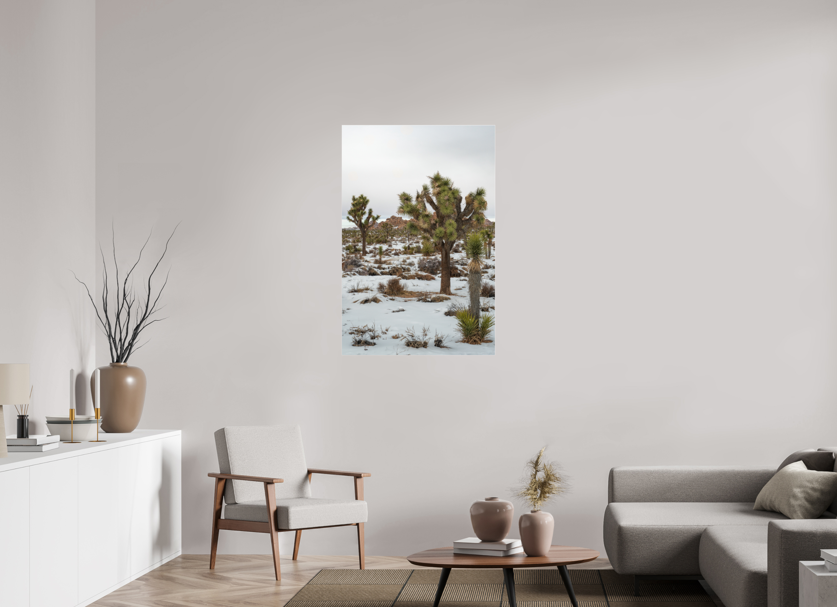 30 x 45″, Photo Print Under Acrylic Glass (0.16") Icy Oasis 2